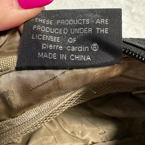 Pierre Cardin Classic Logo Toiletry Bag Cosmetic Case Vintage Unisex Travel 11x7 - Picture 10 of 16